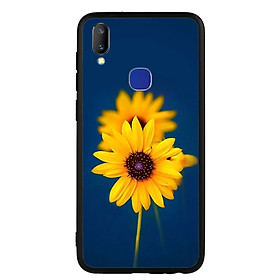 Ốp Lưng Viền TPU cho điện thoại Vivo V11i - 0340 SUNFLOWER07