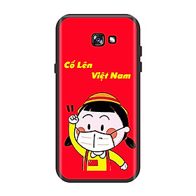 Ốp lưng Viền Dẻo TPU cho điện thoại SAMSUNG A7 2017 Cổ Vũ Cố Lên Việt Nam