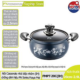 Nồi casserole nhôm hiệu PN FMPT-20C(IH) - Hàng chính hãng