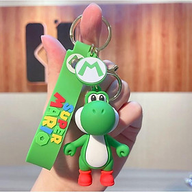 Móc chìa khóa supper Mario khủng long - Phụ kiện túi xách balo quà lưu niệm
