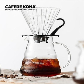 Mua Bộ pha Pour over bình  phễu V60  ấm vòi ngỗng Cafede Kona – Chính hãng