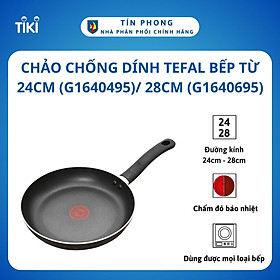 Mua Chảo chống dính Tefal bếp từ 24cm (G1640495)/ 28cm (G1640695) - điểm cảnh báo nhiệt thông minh - hàng chính hãng