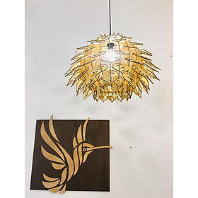 Đèn Gỗ DIY 103 decor trang trí nội thất