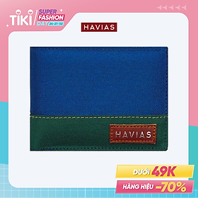 Ví vải Modern Fabric Wallet Xanh Navy HAVIAS