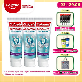 Bộ 3 Kem đánh răng Colgate Sensitive ngăn ê buốt và bảo vệ toàn diện 110g/tuýp