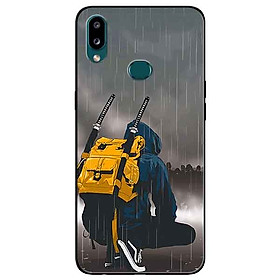 Ốp lưng in cho Samsung A10s Mẫu Đôi Thiên Nga