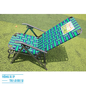 Mua Ghế xếp gấp gọn dây bẹ khung sơn tĩnh điện thương hiệu Võng Xếp Thảo Điều - GX7