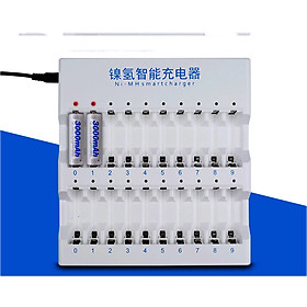 Mua Bộ sạc pin AA/AAA 1.2V cao cấp 20 cổng sạc tự ngắt khi pin đầy