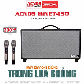 Dàn âm thanh di động xách tay ACNOS HiNet 450 [HÀNG CHÍNH HÃNG]