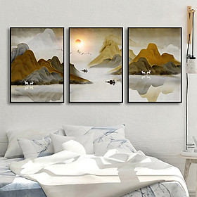 Mua Tranh Trang Trí Cảnh Sông Núi