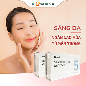 Sản Phẩm Hỗ Trợ Trắng Sáng Da, Ngăn Lão Hóa Biowell Skin White 5 Pro Care - Biosheng Phân Phối Chính Hãng