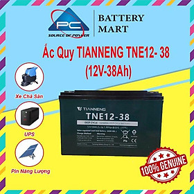 Ắc Quy Thiên Năng Tianneng TNE12-38 (12V - 38Ah), ắc quy dùng cho Xe điện, UPS, Năng lượng mặt trời