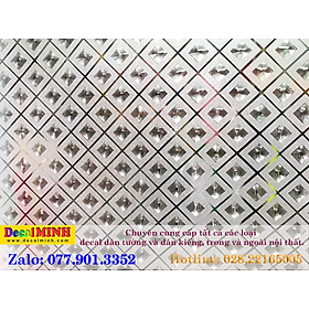 Mua Decal dán kính mờ ô vuông 3D khổ 120cm x 300cm