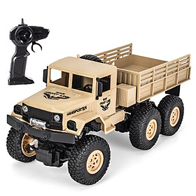 Xe Tải Quân Sự Vượt Địa Hình Điều Khiển JJR/C Q69 RC6WD (1/18) (2.4Ghz)