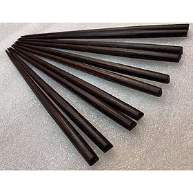Mua Bộ 10 đôi đũa đẹp đũa sạch Gỗ Trắc thân 8 cạnh chống lăn