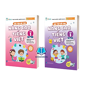 Sách - Combo Bài Tập Bổ Trợ Nâng Cao Tiếng Việt Lớp 1 – Tập 1 + 2 (MC)