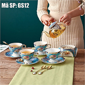 Mua Tách trà sứ xương cao cấp Giang Tây - Tách trà phong cách châu Âu sang trọng GS12