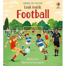 Sách tương tác thiếu nhi tiếng Anh: Look Inside Football