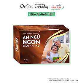 Hộp 30 viên Uống Ăn Ngủ Ngon Dân Khang Giúp Cải Thiện Các Biểu Hiện Lo Âu & Căng Thẳng