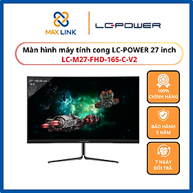 Mua Màn hình máy tính cong LC-POWER 27 inch LC-M27-FHD-165-C-V2 Hàng chính hãng