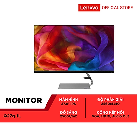 Mua Màn Hình Máy Tính Lenovo Q27q1L 66C1GAC3VN 27inch/ QHD 2560x1440 IPS/ 75 Hz - Hàng chính hãng