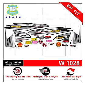 Tem rời dành cho wave 100 2016 bạc den