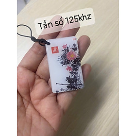 Thẻ Từ dạng móc khóa hoa RFID Tần Số 125Khz ( Proximity) - Hàng nhập khẩu