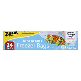 Hình ảnh Túi Zip đựng thực phẩm 24 cái/bộ Uncle Bills BC0480