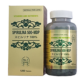 Thực phẩm chức năng Tảo xoắn - Spirulina 500 MDP