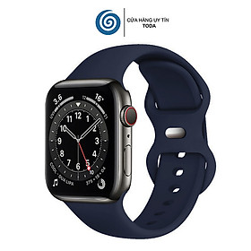 Dây Silicone Thay Thế cho Apple Watch Series 1,2,3,4,5,6,7,8,9,SE2 / Apple Watch Ultra 1/2 Size 38/40/41/42/44/45/49mm - Hàng Nhập Khẩu