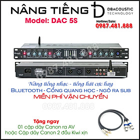 Nâng tiếng Db Acoustic DAC 5S - hàng cao cấp có cổng quang học, bluetooth - tặng cặp dây canon - Hàng chính hãng