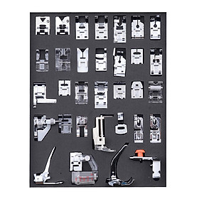 32 Pcs Sewing Machine Presser Feet Set, Professional Sewing Crafting Presser Foot Feet for Janome Brother Singer Sewing