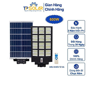 Đèn Đường Liền Thể 3 Mặt Năng Lượng Mặt Trời TP Solar TP