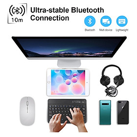 Bàn Phím Không Dây Bluetooth Dùng Được Cho Các Dòng Điện Thoại | Máy Tính Bản | PC IOS Android Windows