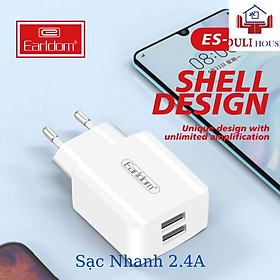 Mua Củ sạc nhanh dành cho Samsung  2 cổng sạc 2.4A  hỗ trợ sạc nhanh   Hàng chính hãng