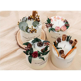 Mua Nến Thơm Handmade Trang Trí Hoa Khô CITTA Cao Cấp Làm Từ Đậu Nành Tự Nhiên  Không Khói  Khử Mùi  Thơm Phòng