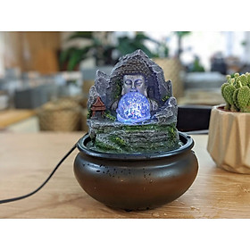 Mua ĐÀI PHUN NƯỚC MINI ĐỂ BÀN – PHẬT TOẠ SƠN THUỶ