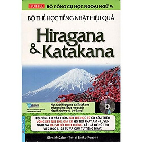 Bộ Thẻ Học Tiếng Nhật Hiệu Quả Hiragana Và Katakana (Kèm CD) - Bản Quyền