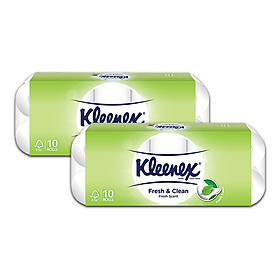 Combo 2 Giấy cuộn Kleenex 220 tờ x 10 cuộn