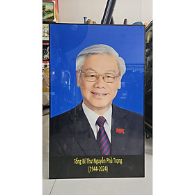 Mua Tranh sơn mài chân dung Tổng Bí Thư Nguyễn Phú Trọng size 50x80 cm