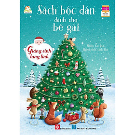Sách Bóc Dán Dành Cho Bé Gái - Giáng Sinh Lung Linh - Gail Silver