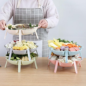 Mua Dĩa nhựa đựng rau quả ( có thể xếp tầng)