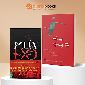 Bộ sách Quảng Trị 81 Ngày Đêm – Bản Hùng Ca Bất Tử: Mưa Đỏ - Chu Lai (Vinabook) + Hồi Ức Quảng Trị - Nguyễn Thuỵ Kha (Omega+)  - COMBO 2 CUỐN