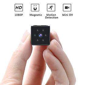 Máy ảnh mini MD23 HD 1080P Thân từ tính Phát hiện chuyển động Thể thao DV Máy quay phim mini Máy ghi hình Hành động Cam có dây đeo cổ tay Màu sắc: Đen