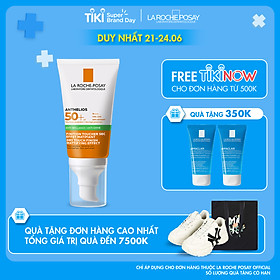 Kem Chống Nắng Không Màu Kiểm Soát Dầu La Roche-Posay Anthelios XL Dry Touch Gel-Cream SPF 50+ UVB & UVA (50ml)