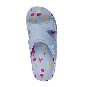 Dép sức khoẻ nữ Spenco Kholo Beach Light Blue - dép quai ngang nâng vòm, giảm đau chân