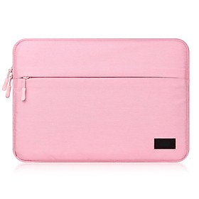 Máy Tính Xách Tay Túi Laptop 15.6 14 13.3 Cho Xiaomi Mi Asus Dell HP Lenovo MacBook Air Pro 13 Bảo Vệ Máy Tính tay 11 12 15 - Pink