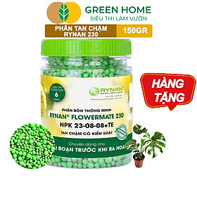 Mua  Hàng tặng  Phân Tan Chậm Greenhome  Rynan 230  Chai 150gr