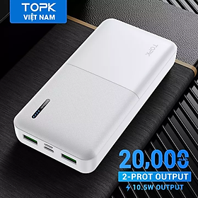Mua  HÀNG CHÍNH HÃNG  Pin sạc dự phòng TOPK I2009/I2009Q 20000MAh PD QC3.0 Cho iPhone HUAWEi Samsung- Phân Phối Bởi TOPK Viêt Nam