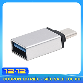 Đầu Chuyển USB Type C To USB 3.0 Female ( UC-358 ) - Màu Bạc